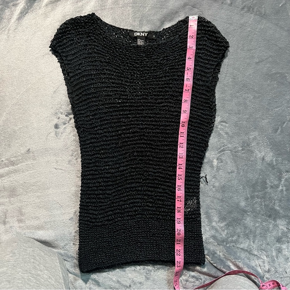 DKNY Black Knit Top - Picture 5 of 6